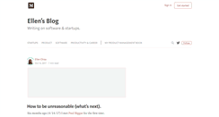 Desktop Screenshot of blog.ellenchisa.com